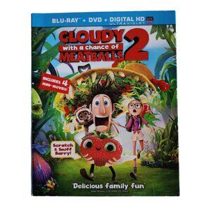EUC DVD/Blue Ray - Cloudy with a Chance of Meatballs 2